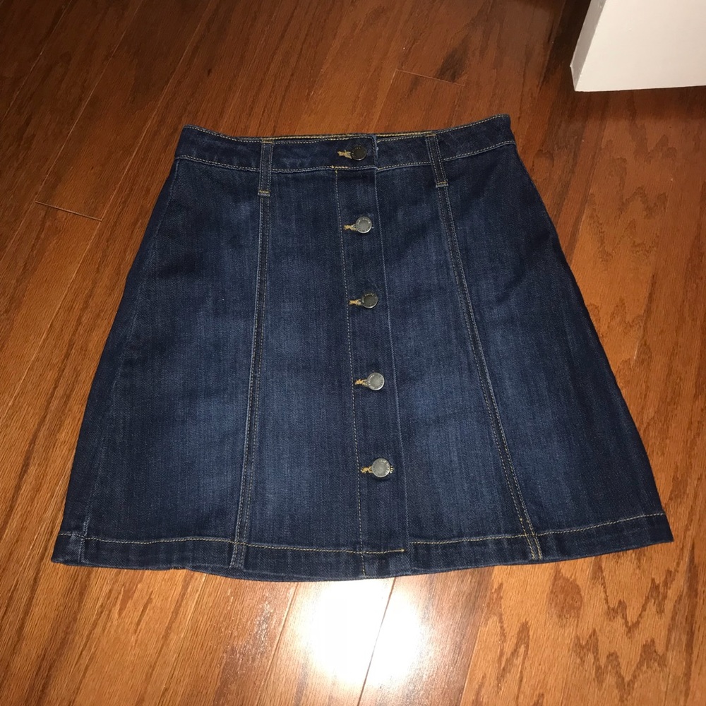 button down jean skirt (never worn)